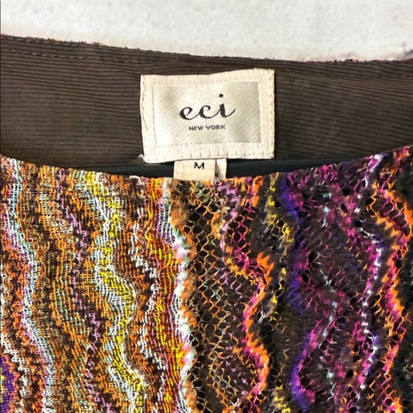 ECI Multicolor Wavy Pattern Blouse - Picture 2 of 7